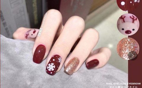一飞美甲推荐2019年圣诞节爆款美甲