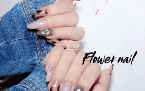 精选日式豹纹美甲，超好看