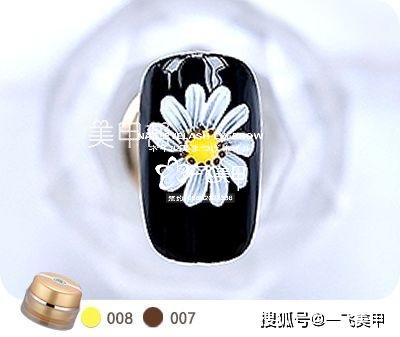 新手也能做的3款新春雏菊美甲