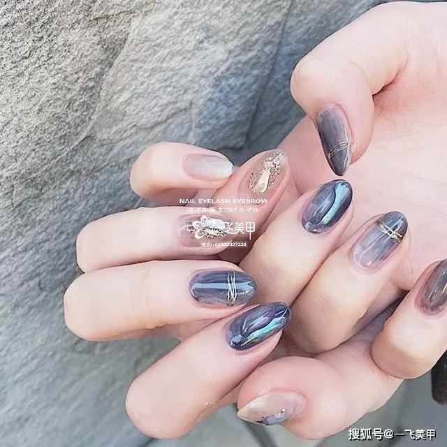 这些椭圆型美甲也太太太太显手长了吧