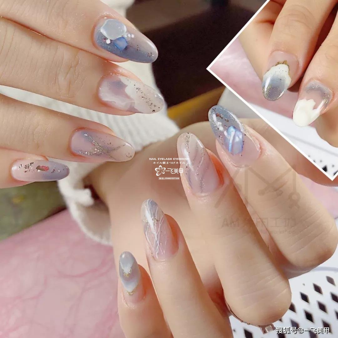 这些椭圆型美甲也太太太太显手长了吧