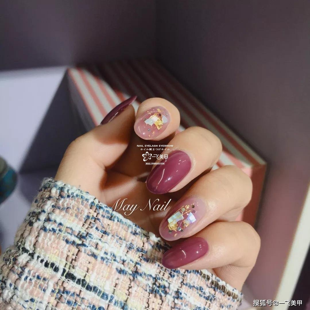 这些椭圆型美甲也太太太太显手长了吧