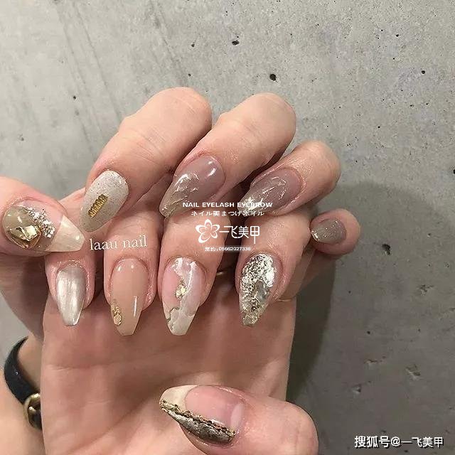 小众而又显高级的日系涩味美甲