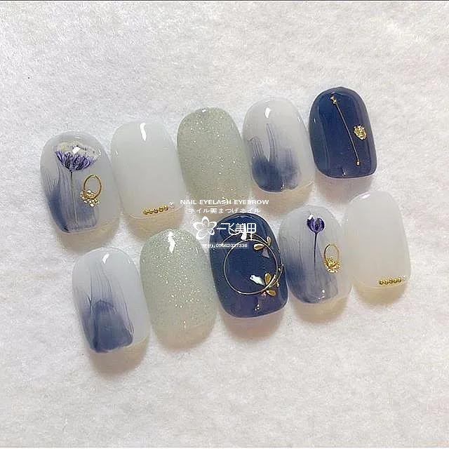 春季精选美美的日系美甲样板