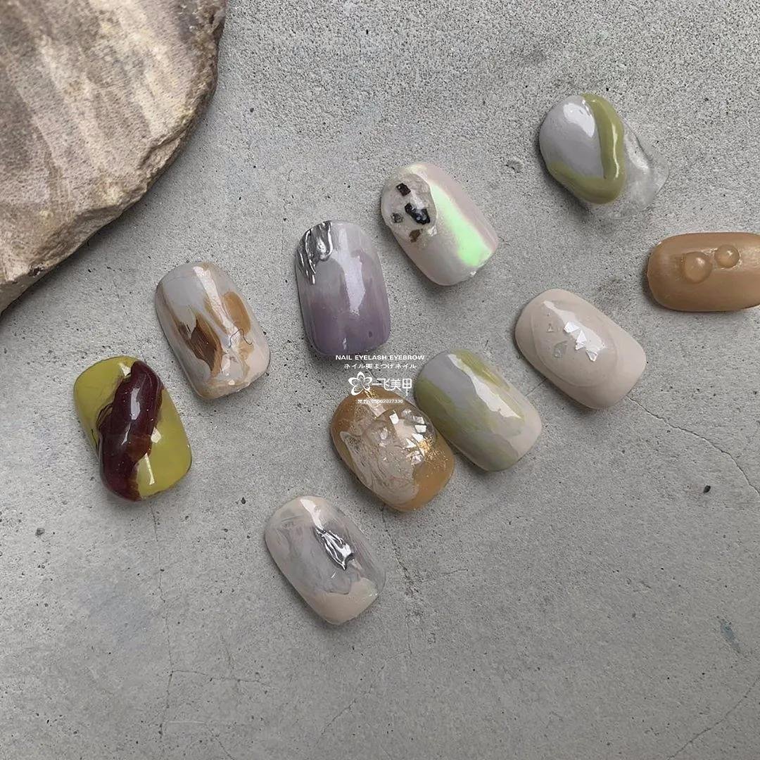 春季精选美美的日系美甲样板