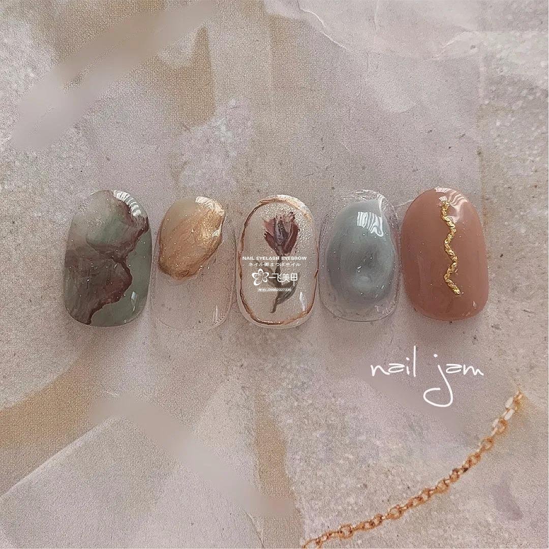 春季精选美美的日系美甲样板