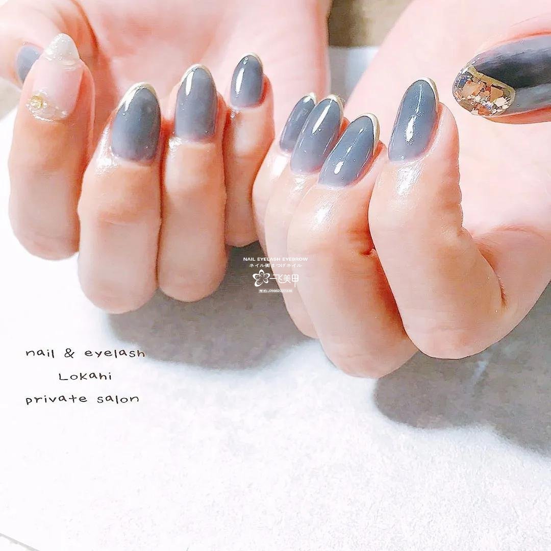 就让这些半透明的美甲，陪你过美美的春天吧