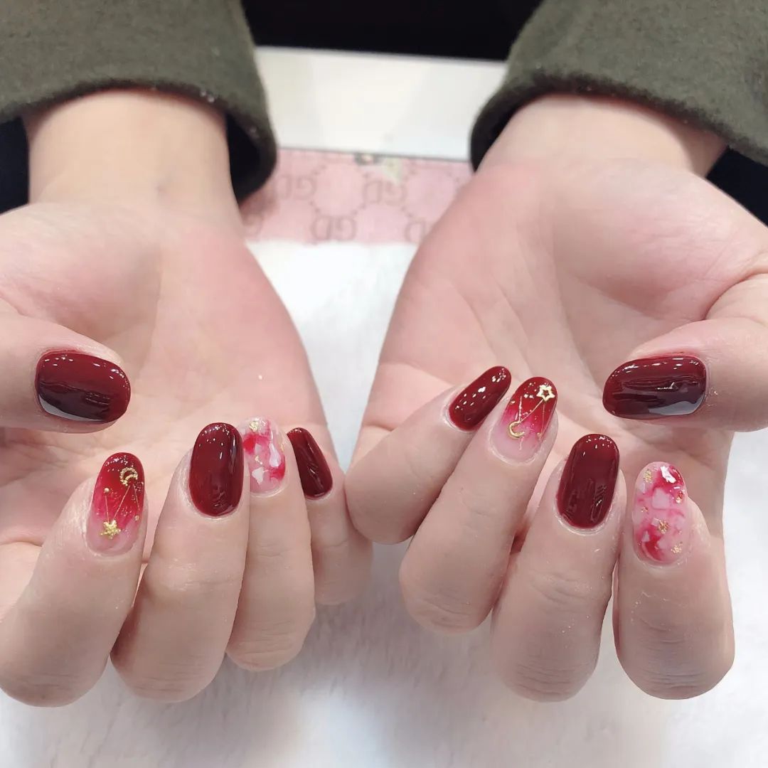 整理3月份收藏度最高的80款热门美甲款式