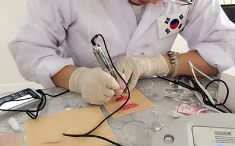 韩国学习漂唇技术