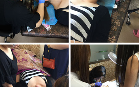 半永久眉毛学习中