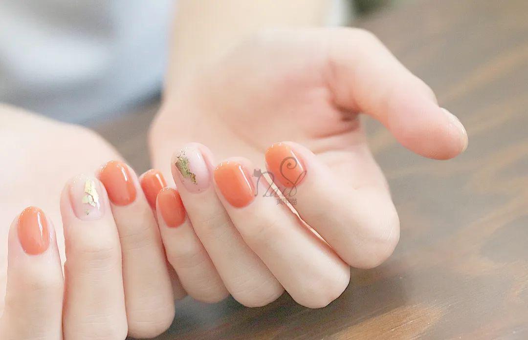 5款橘子汽水色美甲，美到冒泡啦！