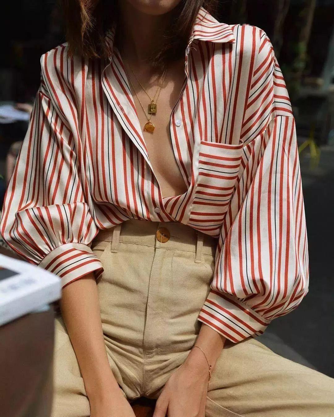 今年的女款衬衫，这几款美得不要不要的