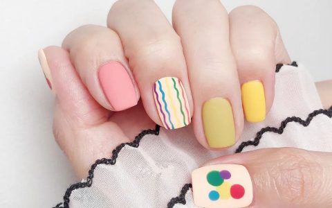 最适合春夏的童趣美甲，短甲也能做哦