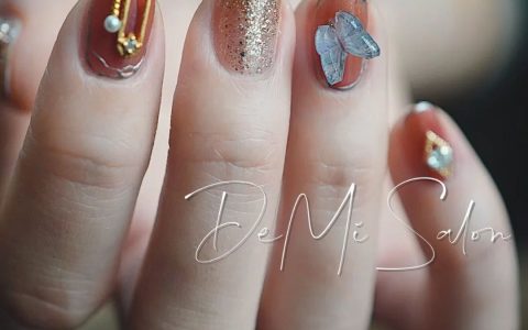 仙到爆！今春最流行的梦幻蝴蝶美甲！