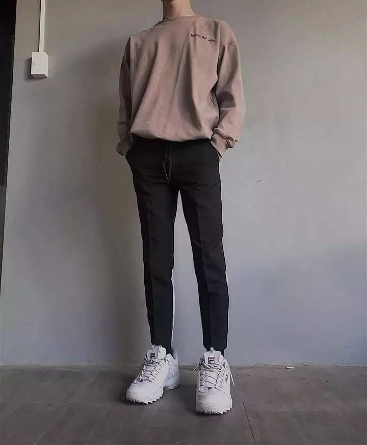男生丨简约干净的日常穿搭