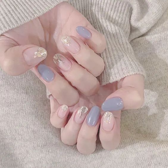 高级！这才是蓝色美甲的正确打开方式