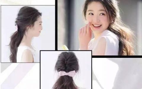 这款扎发so easy，气质万分， 简单3步轻松搞定