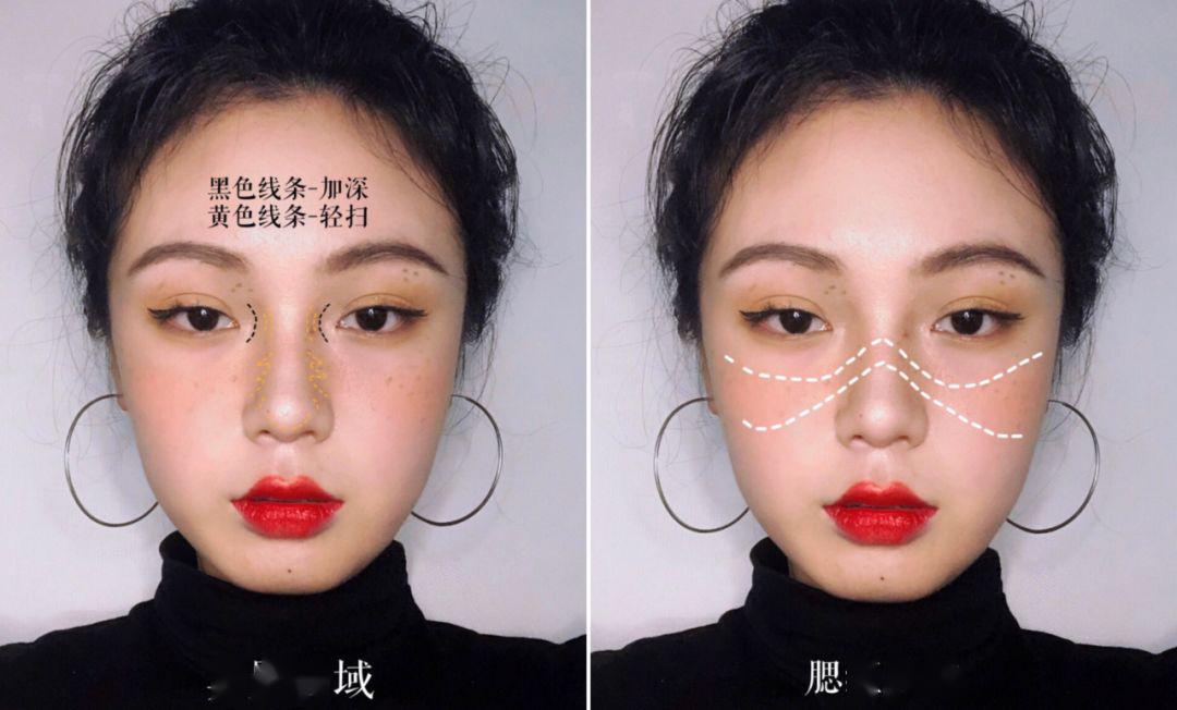 五官扁平，眼睛小，鼻子塌的女生怎么打扮才好看？