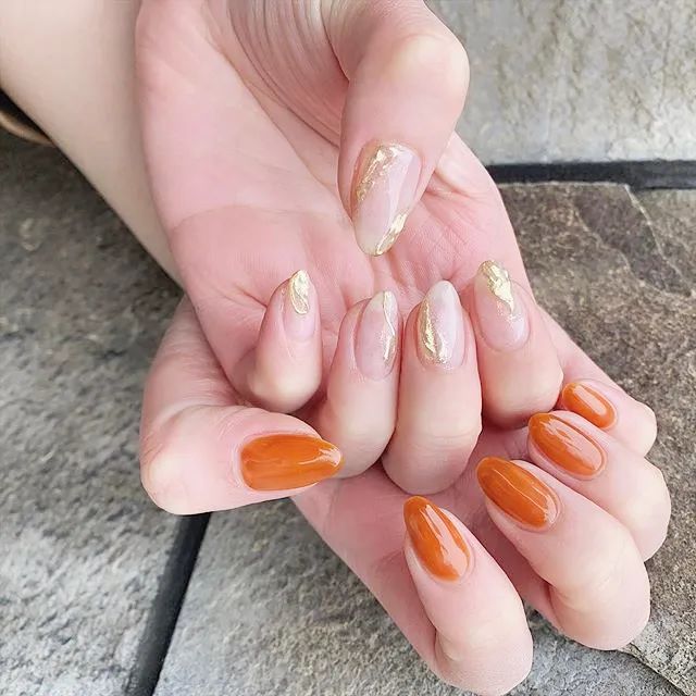 复古烫金美甲，美翻天了