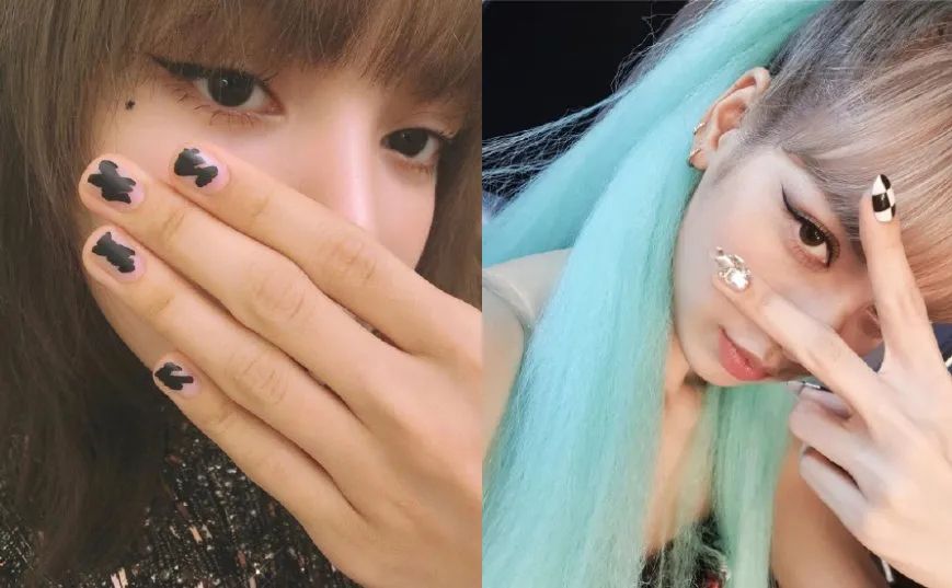 Lisa、宋妍霏……同款美甲，我都给你们扒出来了！
