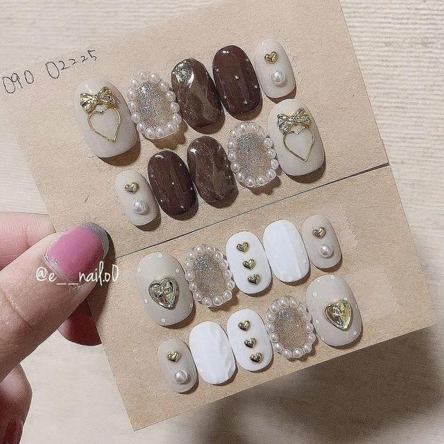 古典宫廷风美甲，第一眼就被惊艳了