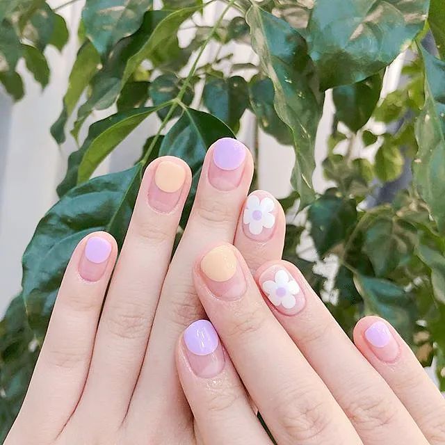 适合夏天做的法式美甲，不要太美哦
