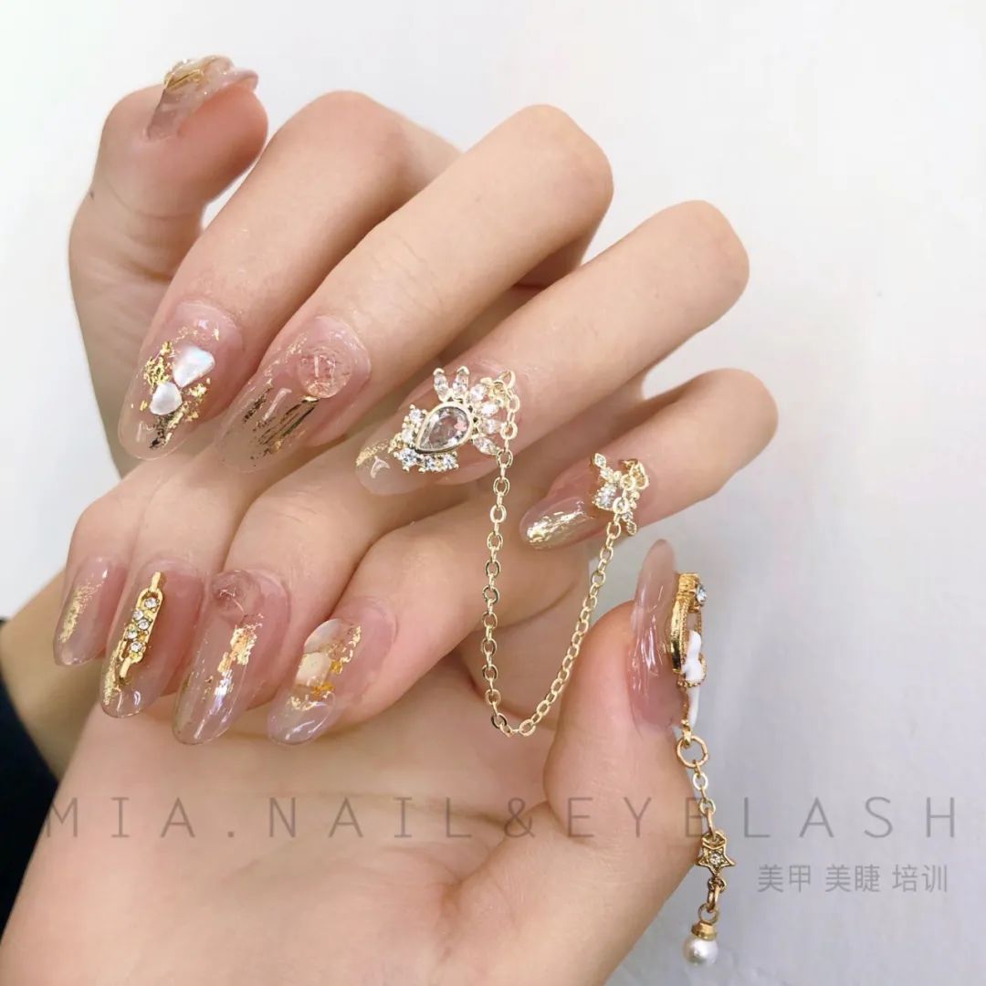 50款适合拍婚纱照的新娘美甲