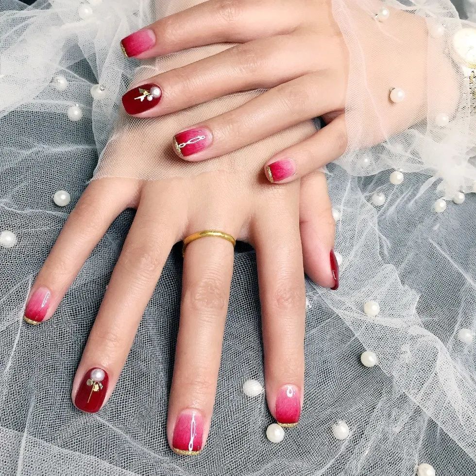 这些渐变美甲太适合夏天了