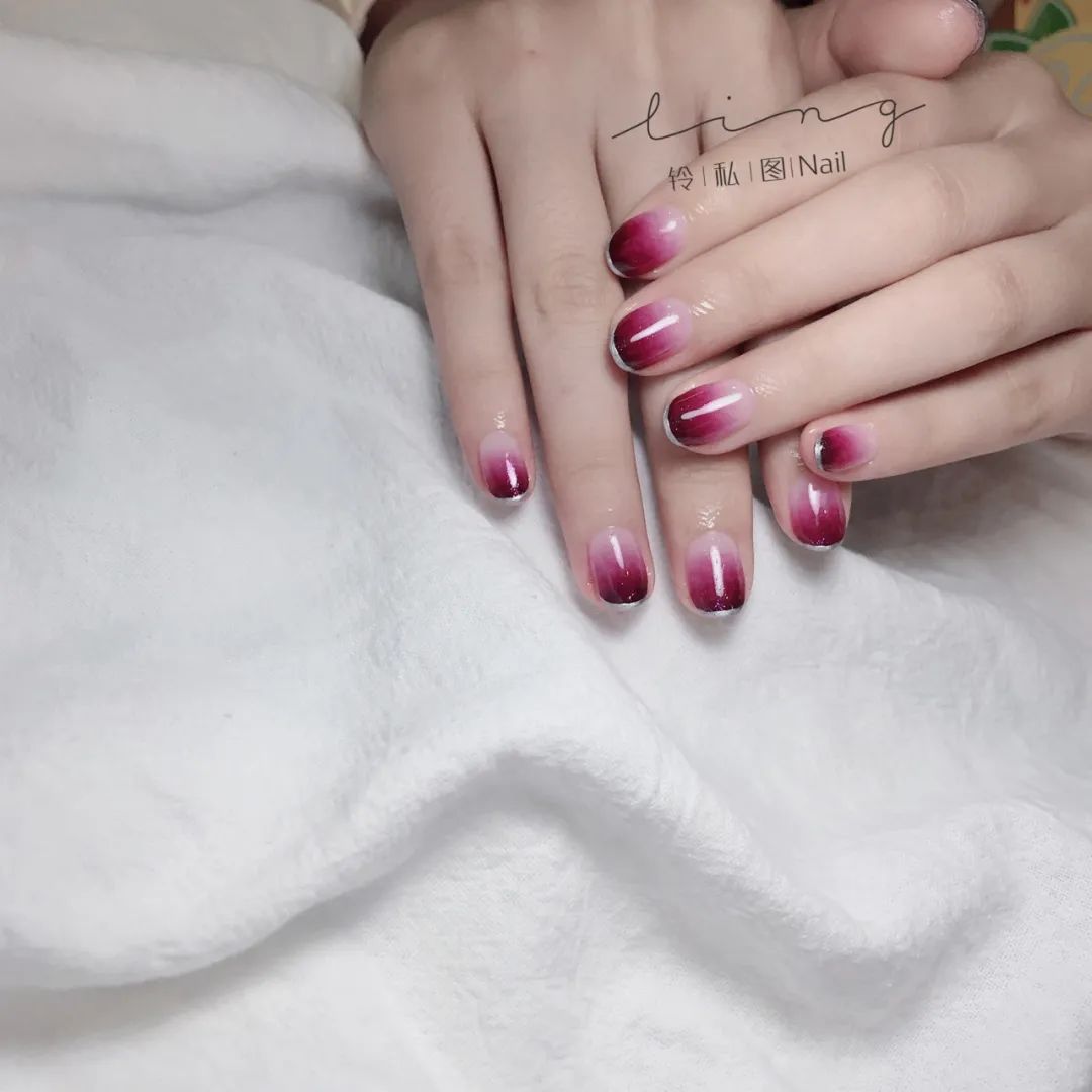 这些渐变美甲太适合夏天了