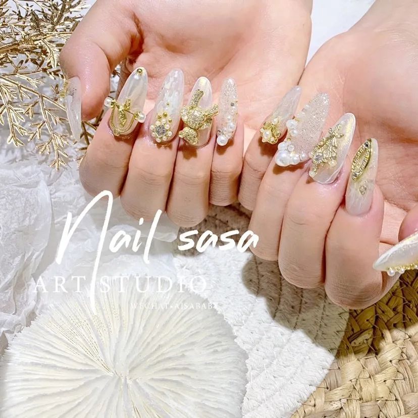 网红轻奢风美甲，自带壕气的高级美