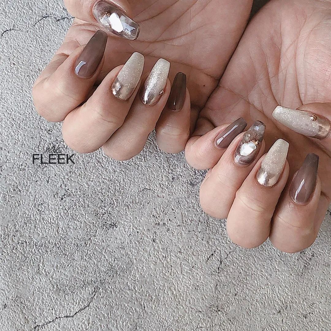 2020高级感涩味美甲，看看你就爱了