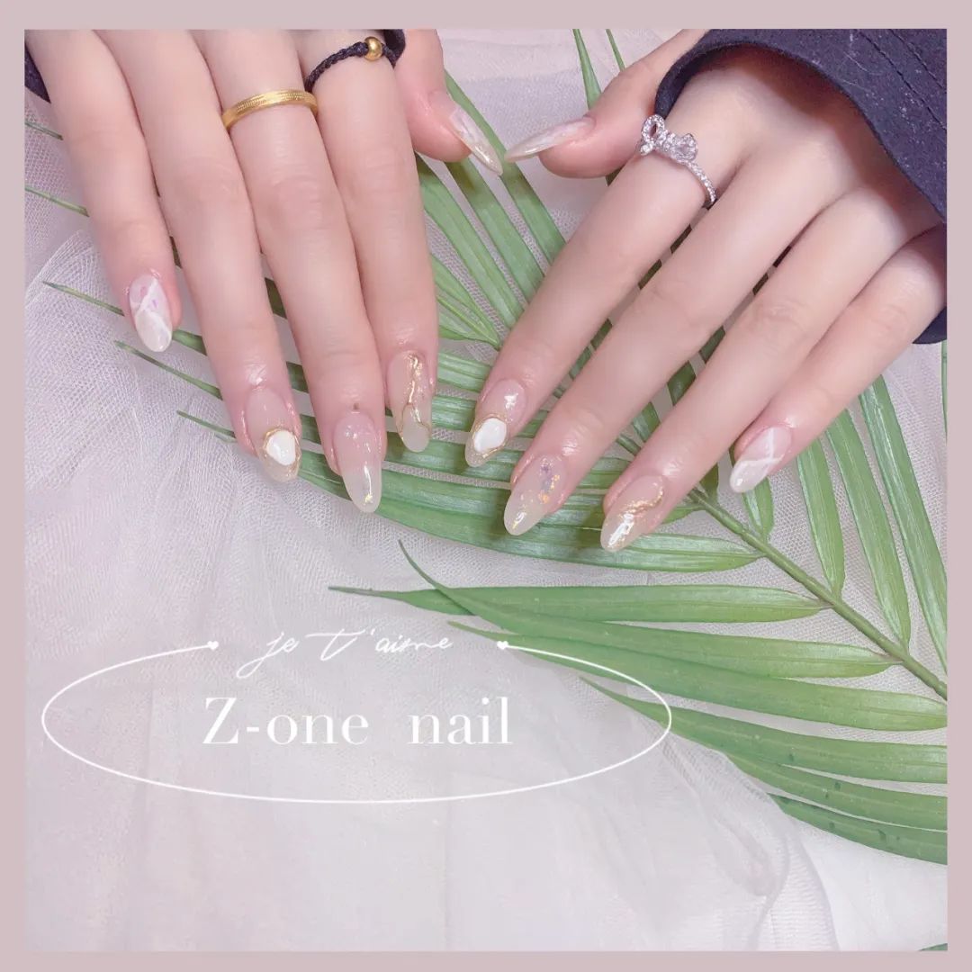 椭圆形指甲最适合的美甲款式！