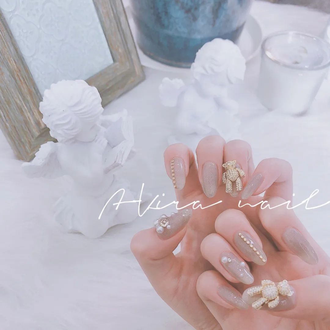 网红轻奢风美甲，自带壕气的高级美