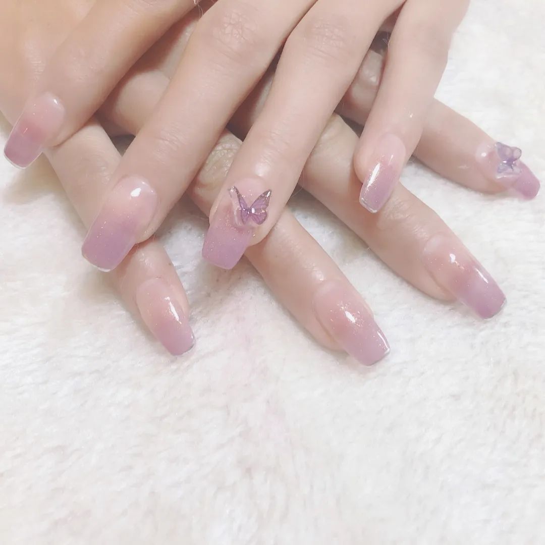 这些渐变美甲太适合夏天了