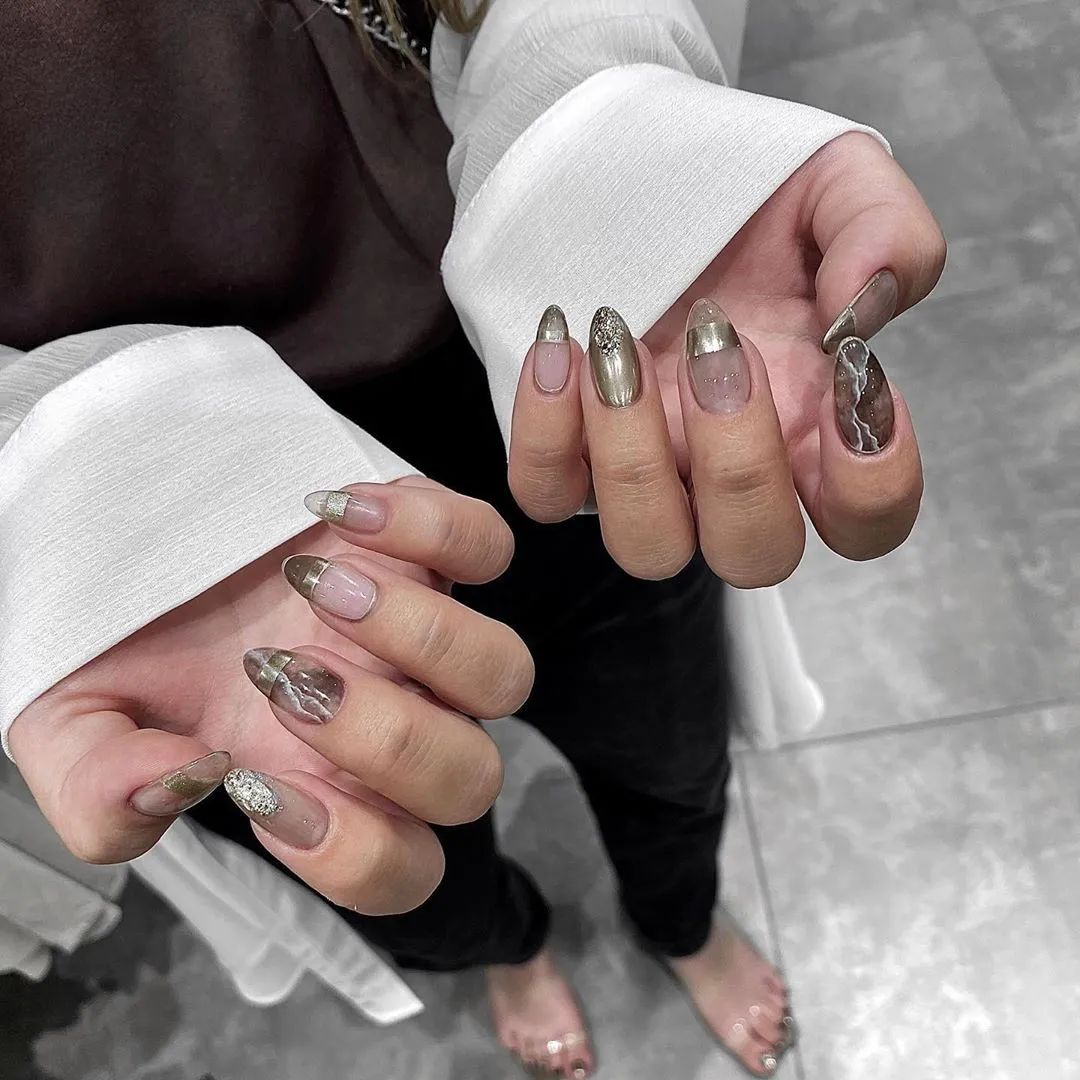 2020高级感涩味美甲，看看你就爱了