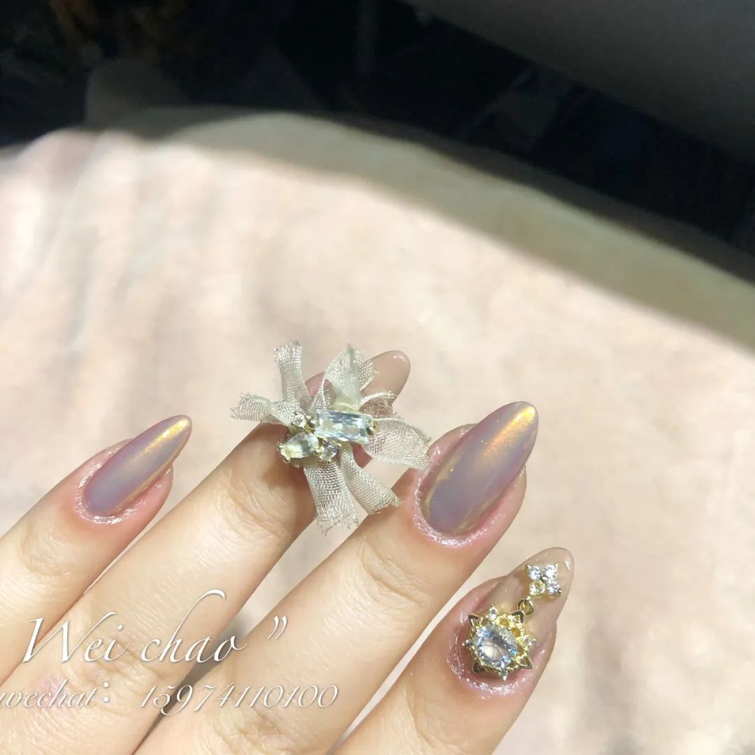 网红轻奢风美甲，自带壕气的高级美