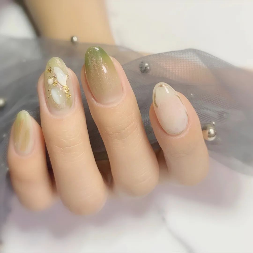 椭圆形指甲最适合的美甲款式！