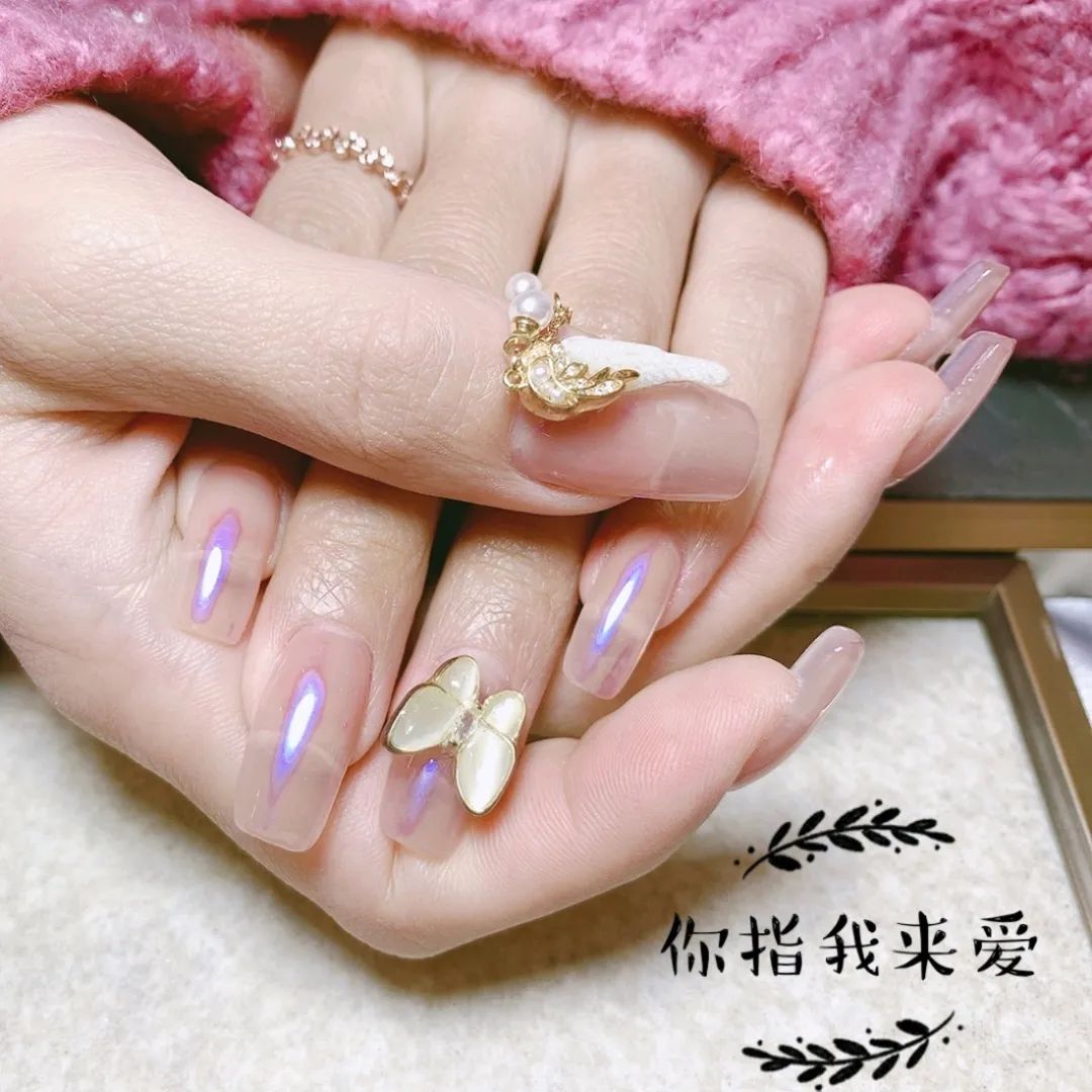 网红轻奢风美甲，自带壕气的高级美