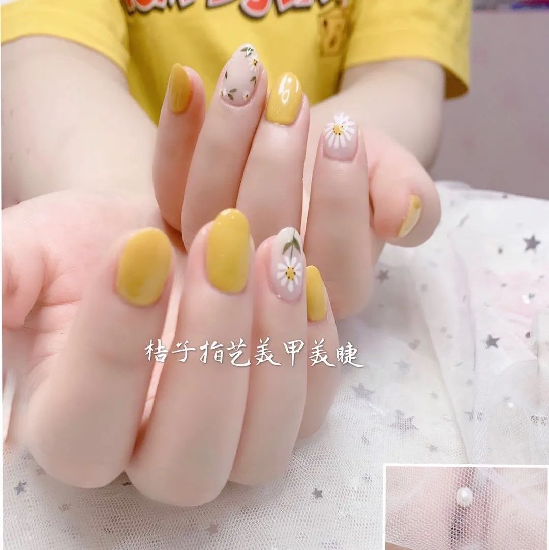 椭圆形指甲最适合的美甲款式！