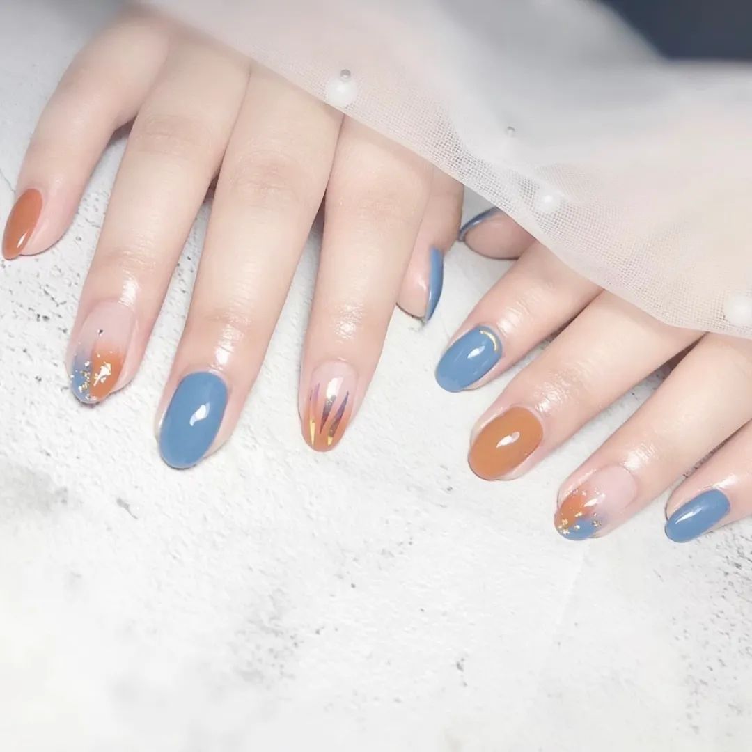 椭圆形指甲最适合的美甲款式！