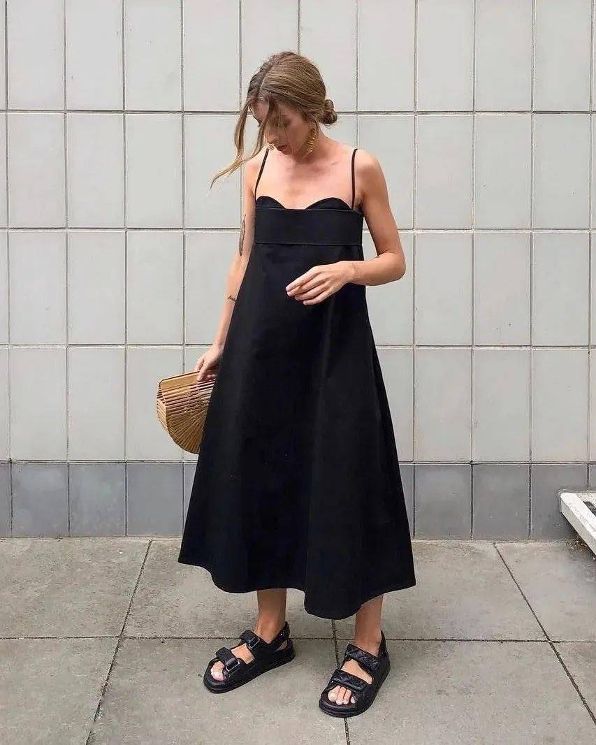 “连衣裙+凉鞋”=2020最in最时髦cp，今夏不穿简直白过了！