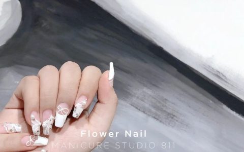 干净又简约，白色系美甲最百搭