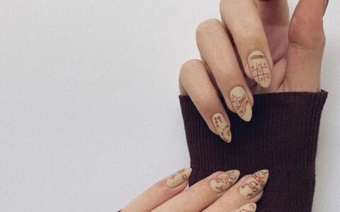 30款欧美风尖形甲，超显手长