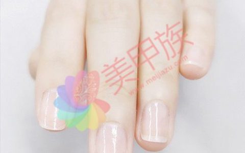 美甲教程制作:梦幻美甲 夏日经典法式美甲