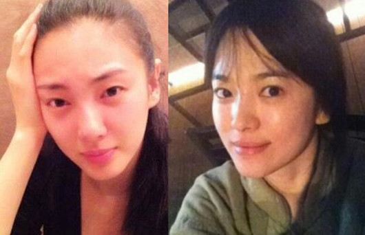 孙怡素颜似李沁，娱乐圈撞脸女星皮肤大PK