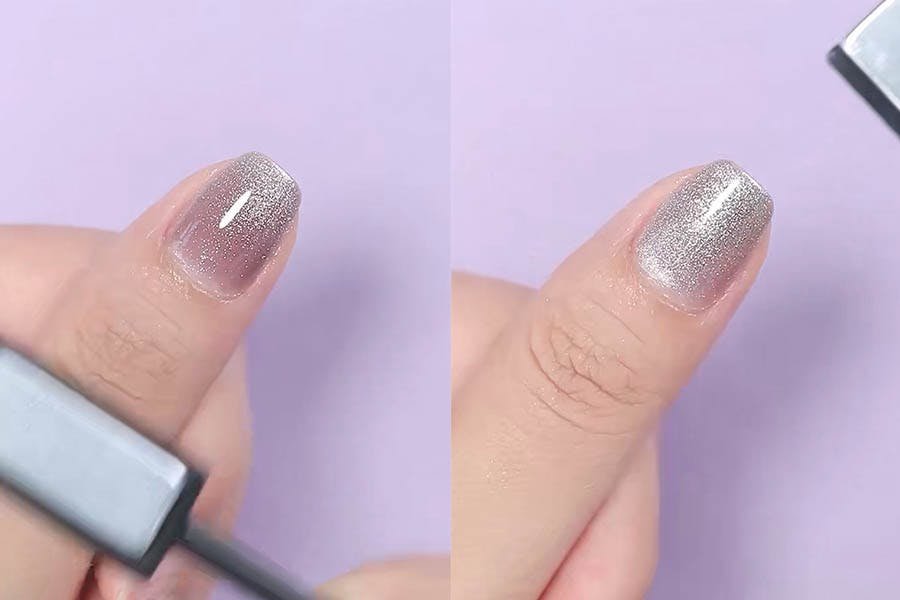 晶石猫眼指甲彩绘美甲推荐｜美周报