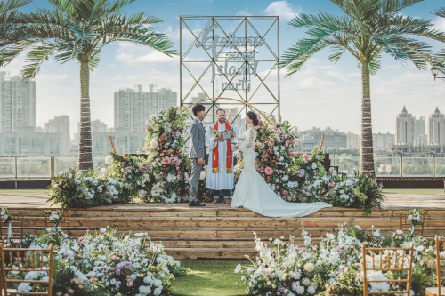 630萧敬腾海岛婚礼节暨格乐利雅陆家嘴店盛大开业