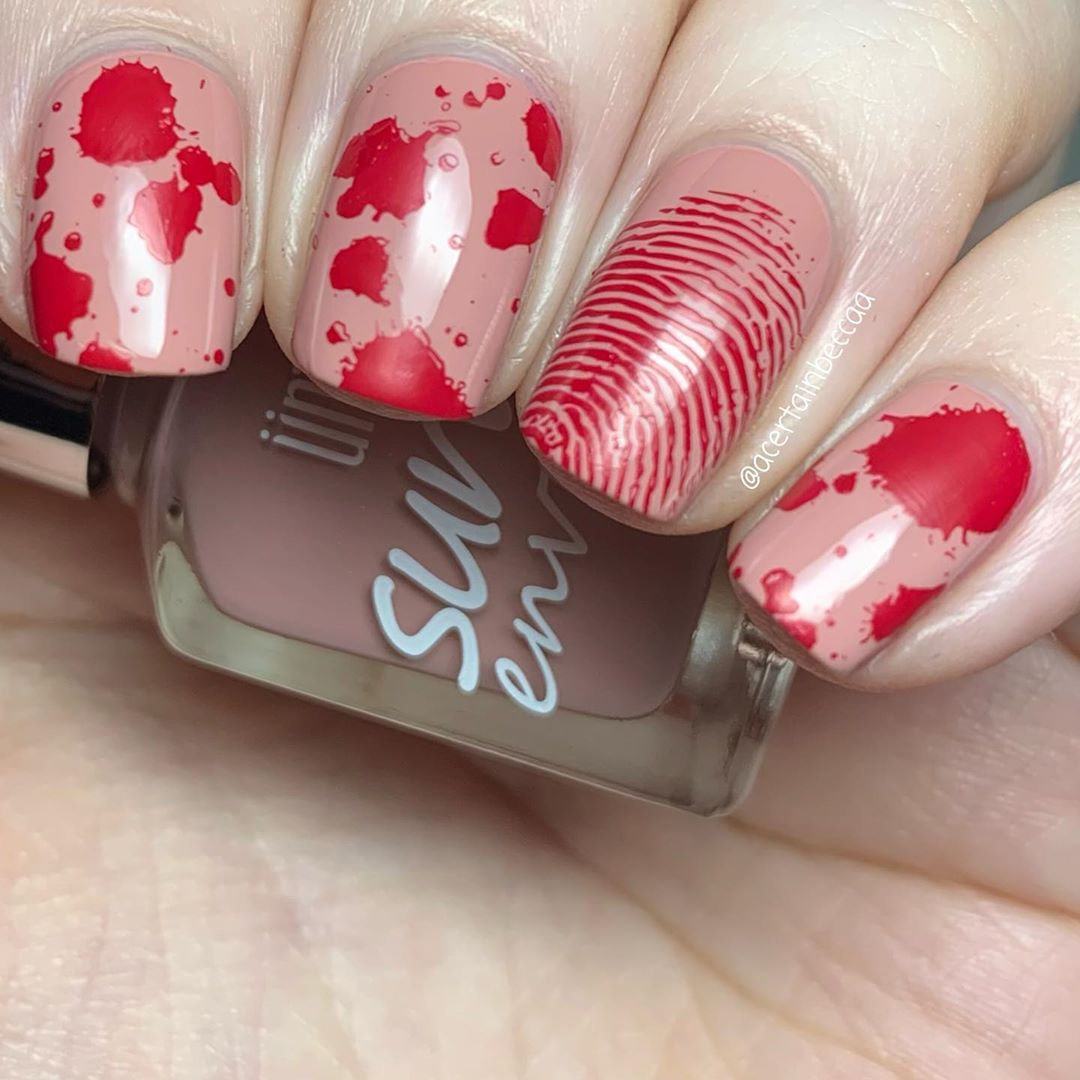 2020年万圣节美甲推荐范本，南瓜，幽灵，蜘蛛指彩元素，万圣派对中最时髦的亮点！插图(12)