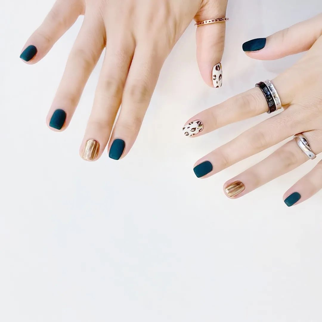 4款小红书秋季美甲，很火！首推鹌鹑蛋美甲