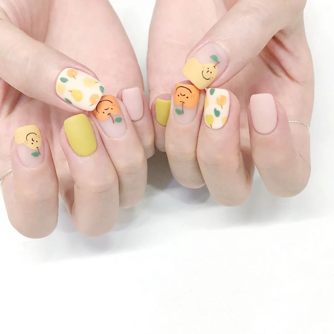 超治愈！适合秋冬的可爱磨砂甲！